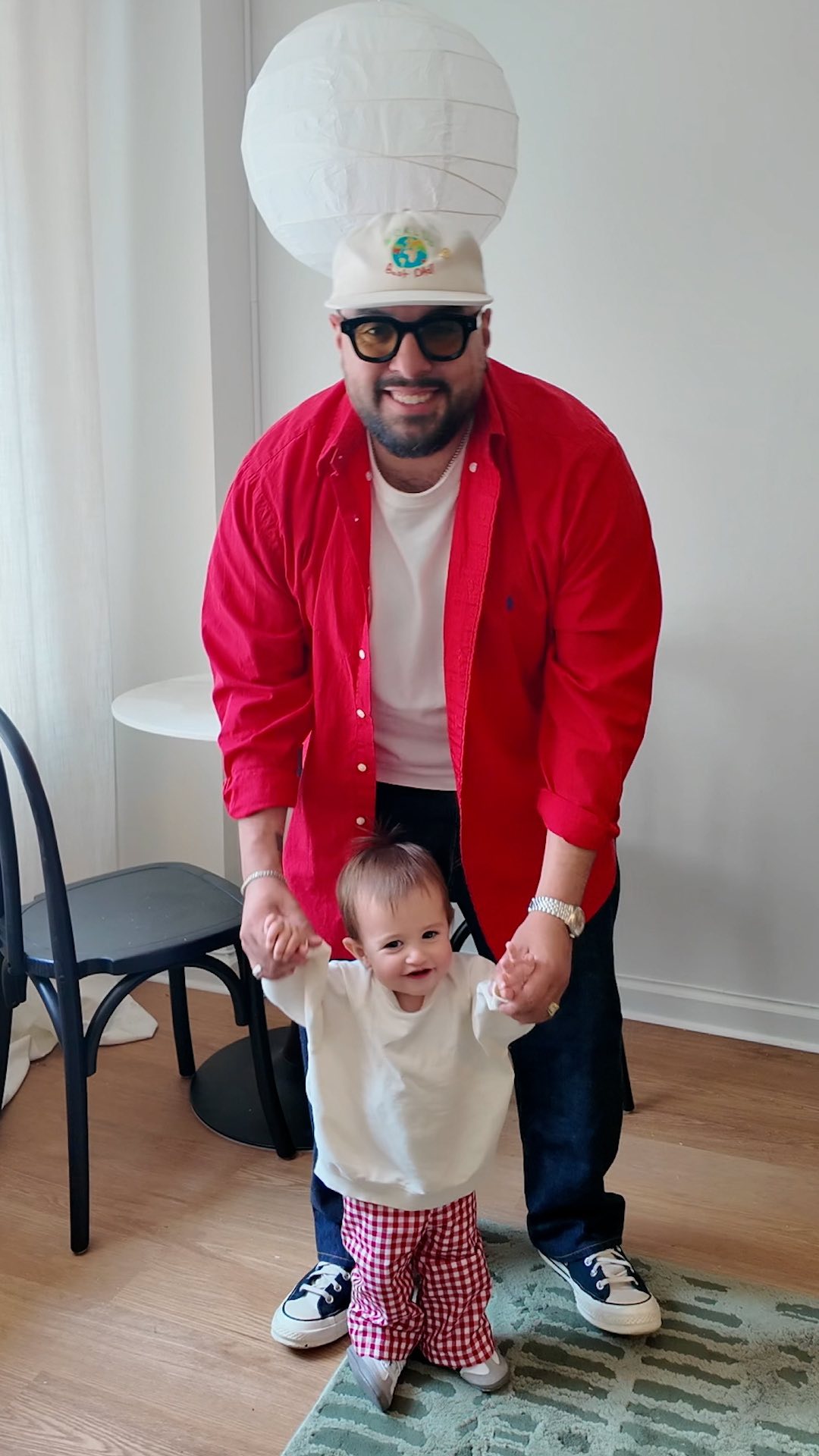 Instagram post by @joegonzales.co for Depop. Caption reads: When style runs in the family, the only question....