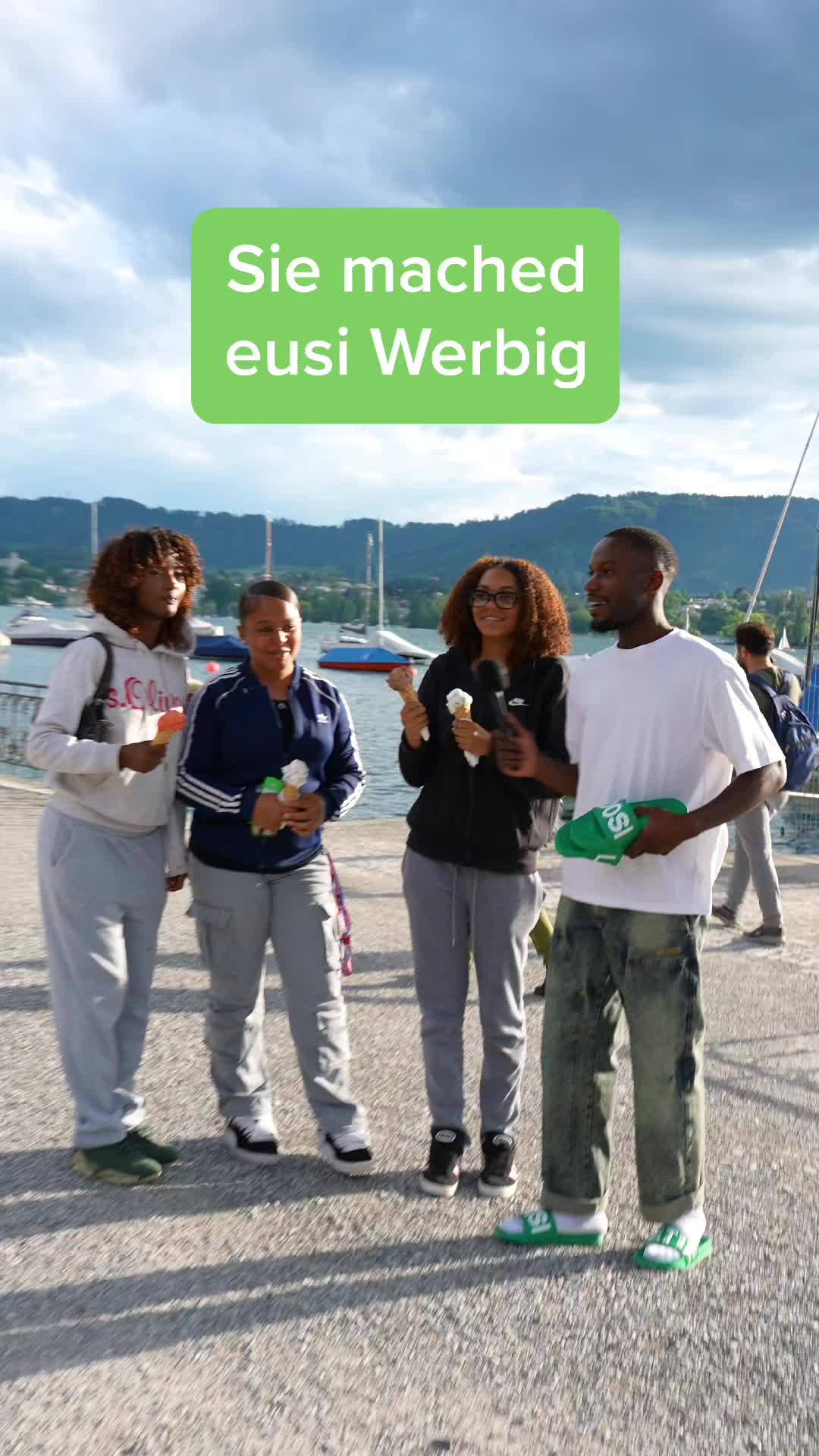 TikTok post by @franckshow for Dosenbach. Caption reads: Dosenbach Werbig mol anderst  @dosenbach [...].