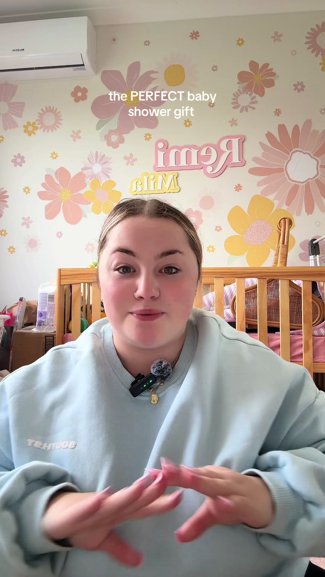 TikTok post by @lilyybowater for Lovevery. Caption reads: the @Lovevery Australia looker play kit is the....