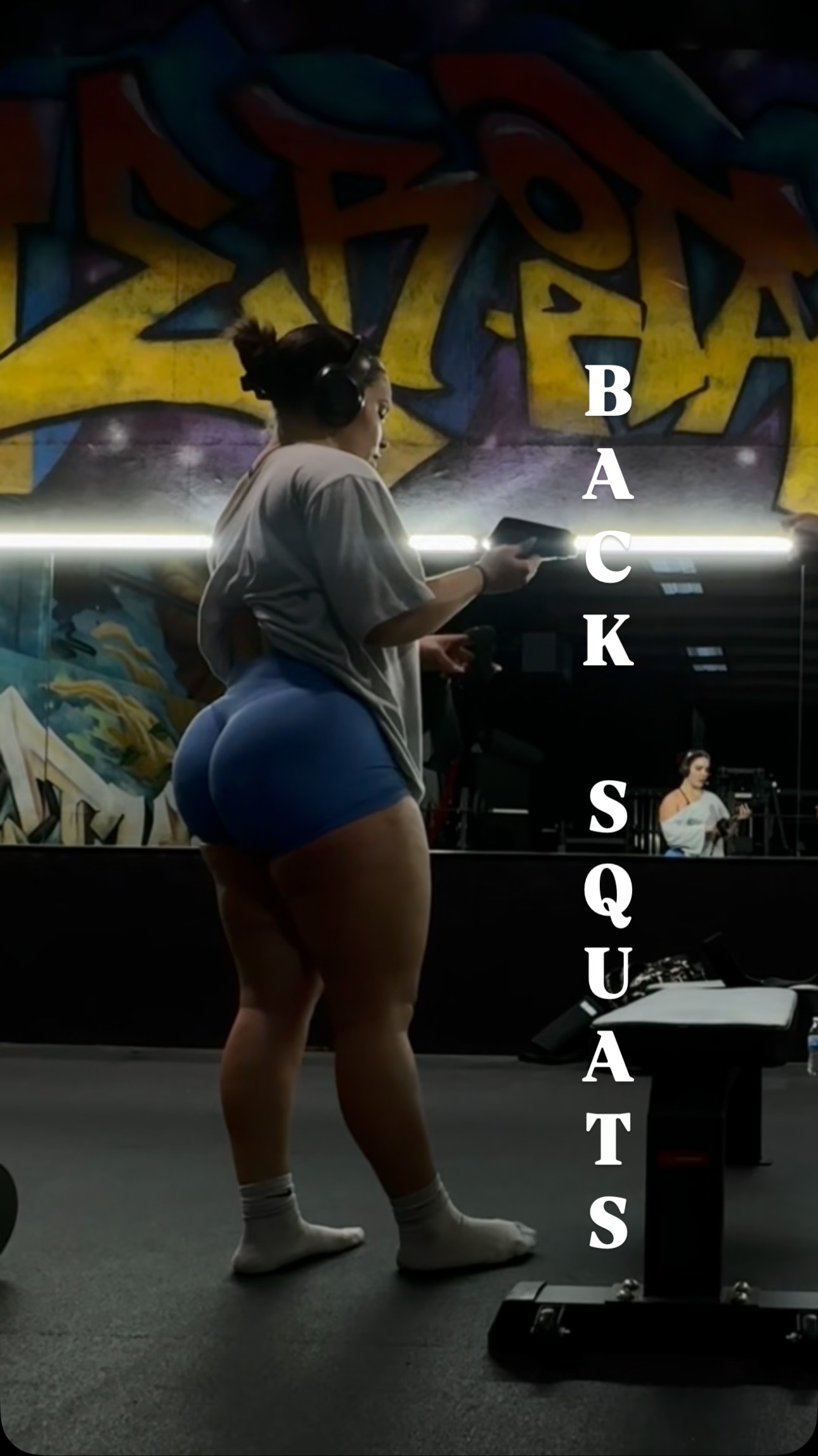 Instagram post by @_skyethompson_ for ENHANCED Labs. Caption reads: Consistency matters 🗣️ throw back some creatine....