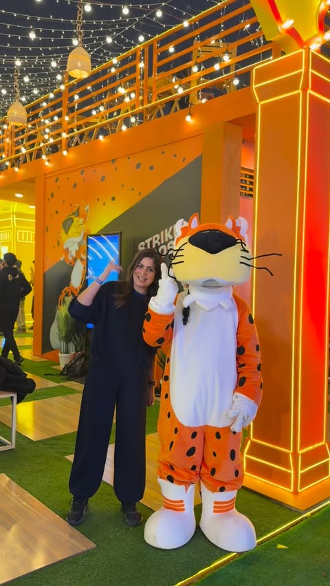 Instagram post by @amnaniazi81 for Cheetos. Caption reads: [...] at Soulfest with a creative menu....