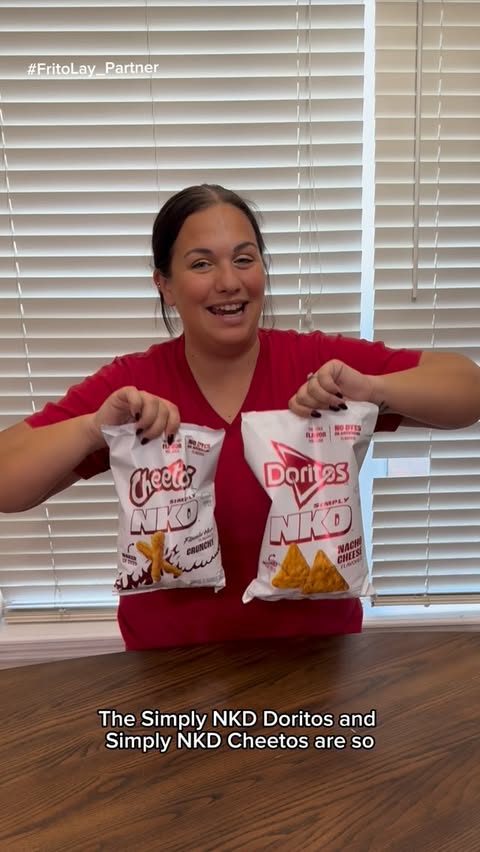 Instagram post by @alexamsmith7 for Cheetos. Caption reads: [...] time to get NKD because @doritos and....