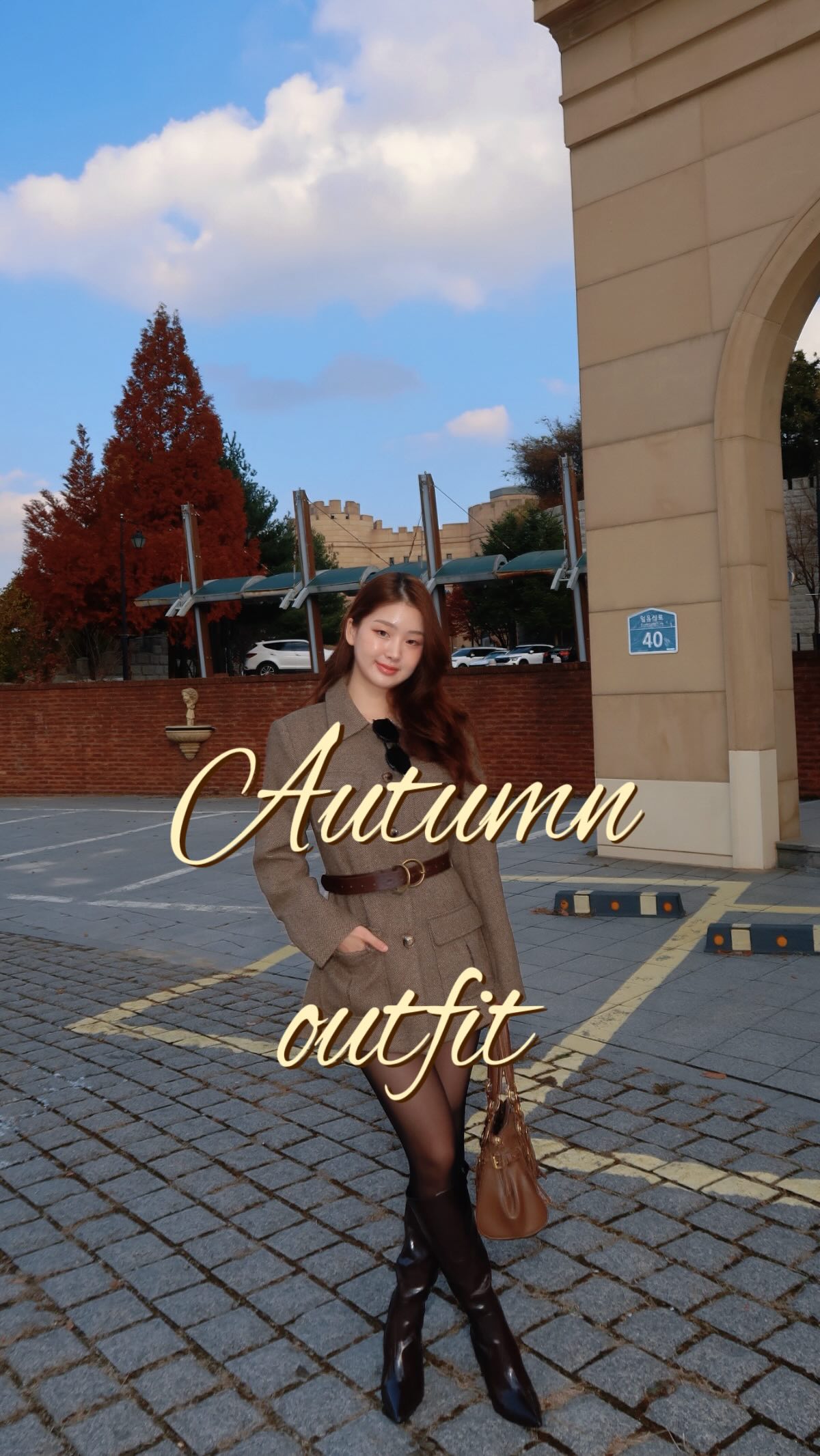 Instagram post by @gyuree_k for Cider. Caption reads: #ad LET’s get ready for FW with SHOP CIDER🍎 완전....