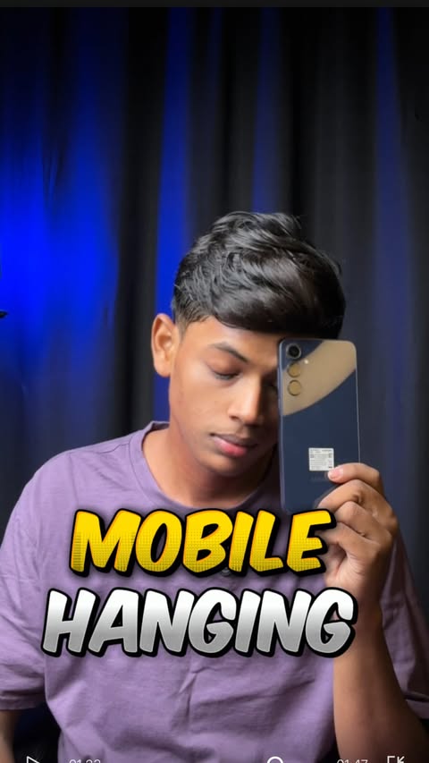 Instagram post by @ze4techindia for Android. Caption reads: Solution Mobile Hanging problem!! 😱.