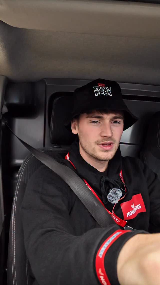 Instagram post by @thegreatnorfolkcarpenter for Howdens. Caption reads: AD - This is #HowdensTradeFest - of course I'm....