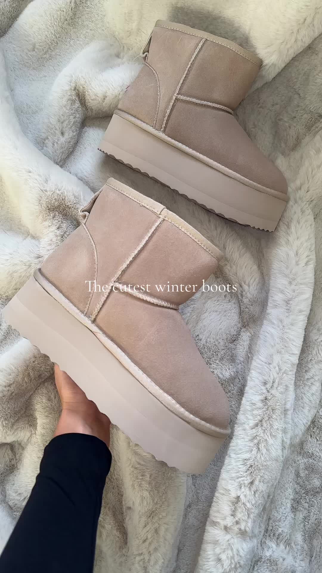 TikTok post by @avamonroex for Dream Pairs. Caption reads: @Dream Pairs #winterboots .