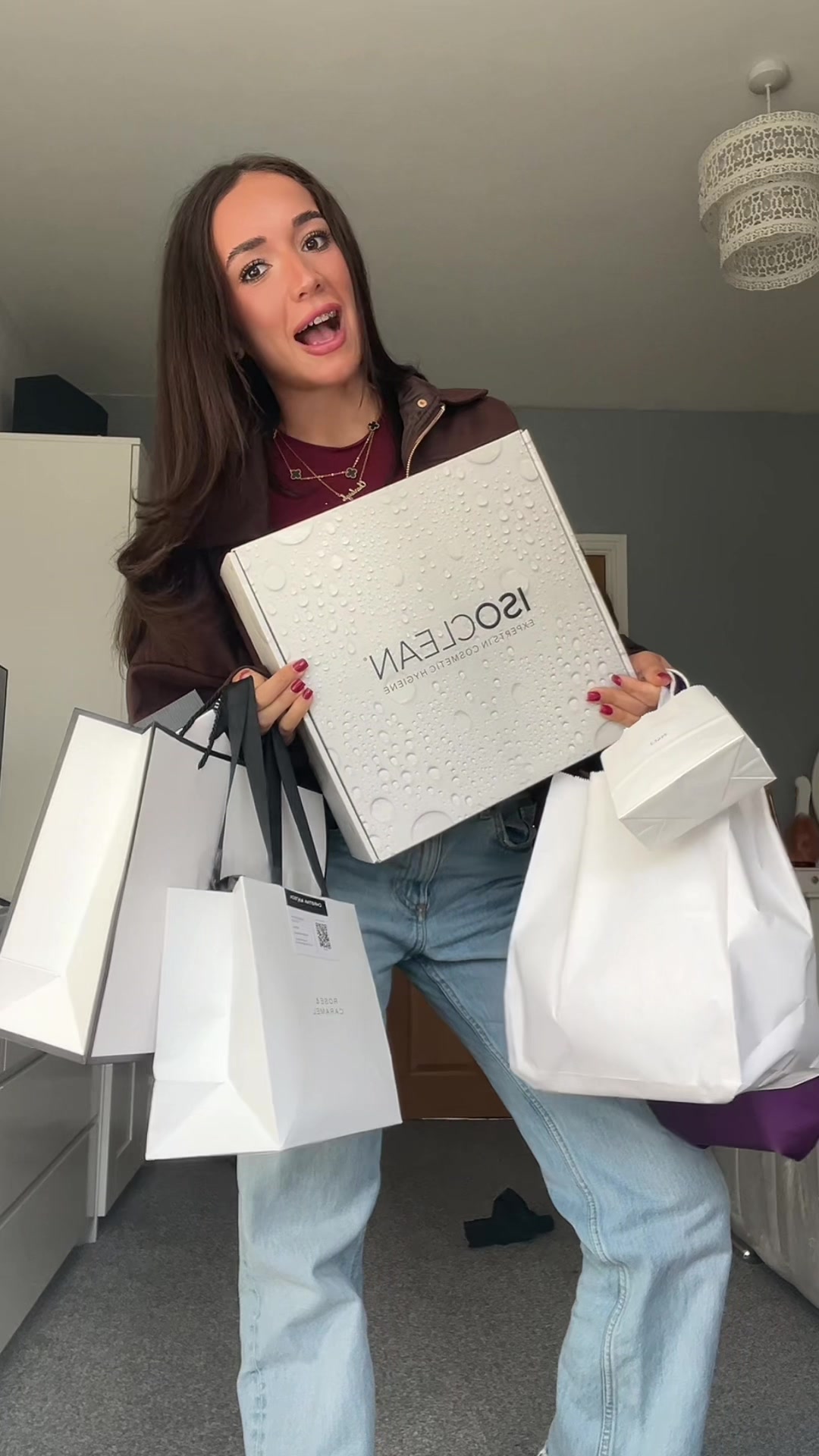 TikTok post by @charleighpaigexx for Give Me Cosmetics. Caption reads: Such a beautiful morning ! Spoilt with so many....