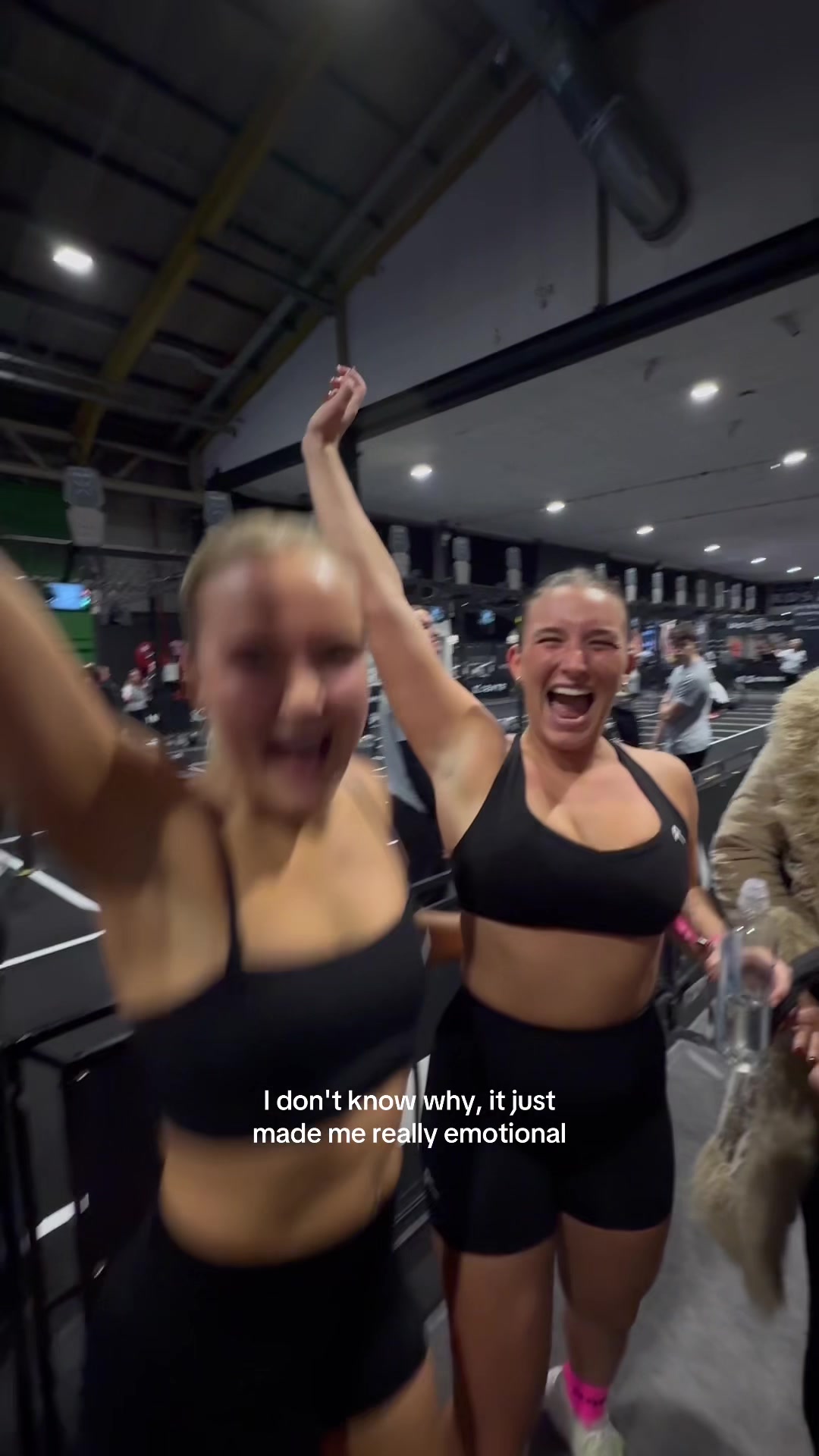 TikTok post by @ameliaactive for Protein Works. Caption reads: [...] because that was so much fun!!!!  @Protein....