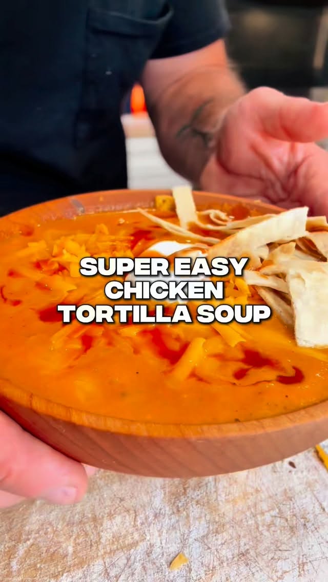 Instagram post by @jakewidmann for Good Ranchers. Caption reads: CHICKEN TORTILLA SOUP RECIPE 👇

The new year is....