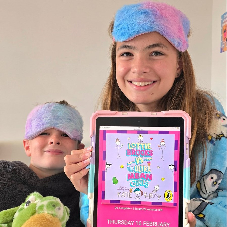 Instagram post by @gracesummerivyandmummy for Puffin Books. Caption reads: AD| Lottie Brooks vs The Ultra Mean Girls Grace....