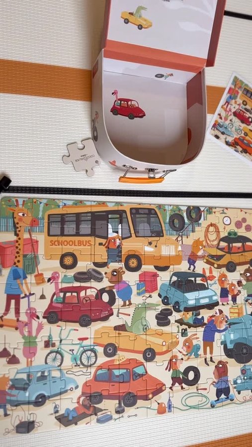 Instagram post by @amymacdonaldd for Coco Village. Caption reads: We recently received some of the new puzzles from....