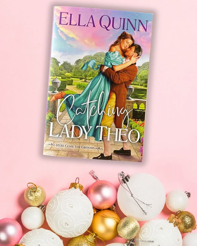 Instagram post by @coffee.break.book.reviews for TLC Book Tours. Caption reads: CATCHING LADY THEO by Ella Quinn Publisher: Zebra....