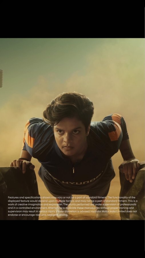 Instagram post by @shafalisverma17 for Hyundai India. Caption reads: [...] ever before.

#Hyundai #HyundaiIndia....