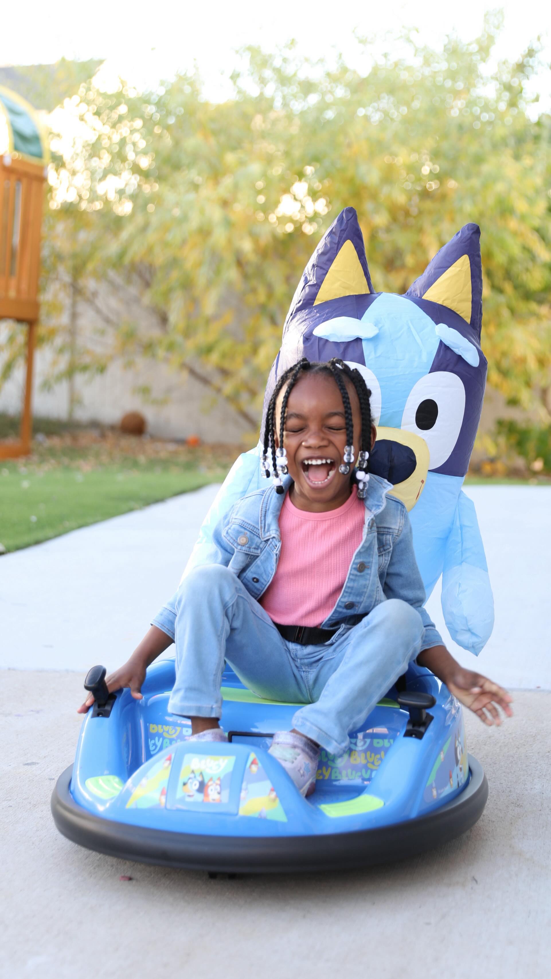 Instagram post by @iamsarah_sarah for Bluey. Caption reads: #AD Thinking of the perfect gift for your child,....