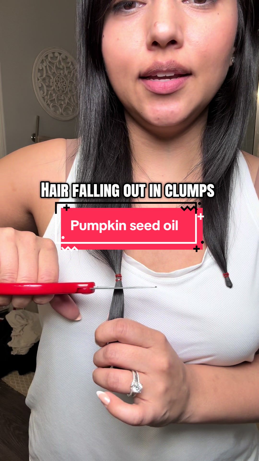 TikTok post by @melaniemval for Micro Ingredients. Caption reads: [...] seed oil has so many benefits! @Micro....