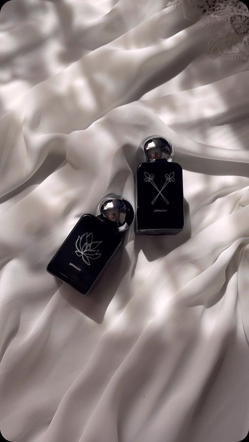 Instagram post by @vania_pperfumes for pernoire. Caption reads: Pernoir ✨ @pernoire.official Extrait de parfum 📌....