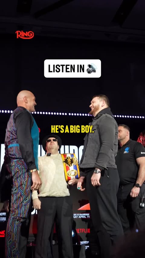 Instagram post by @versaceboxing for Netflix. Caption reads: [...] #FuryMakhmudov | April 11th | LIVE on....