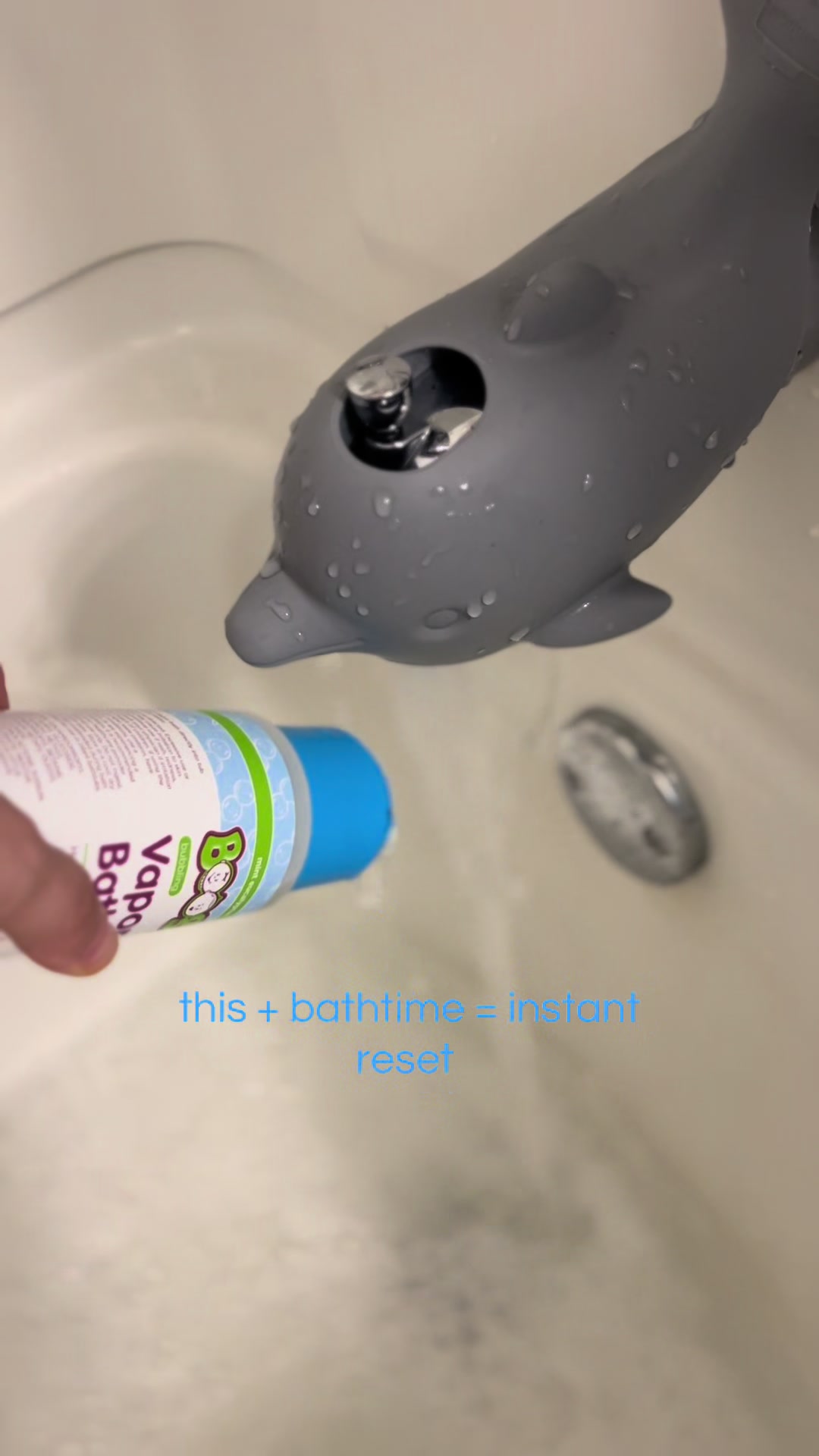 TikTok post by @bnlauckner for Boogie Wipes. Caption reads: If you know, you know… @Boogie Brand Vapor Bath....
