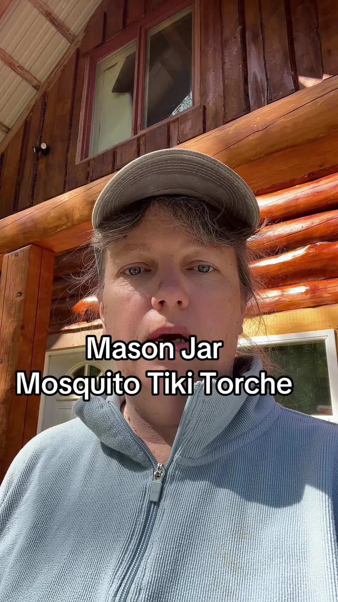 TikTok post by @rusticrootshome for Mason Jar Lifestyle. Caption reads: These mason jar tiki torch lids, come in both....