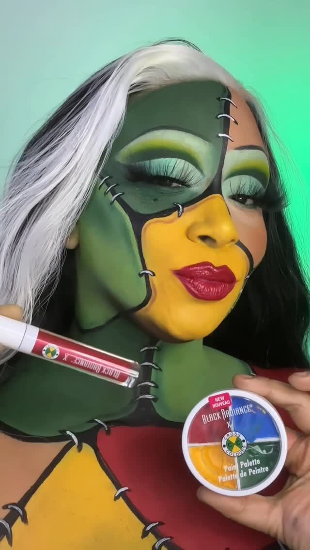 Instagram post by @lyric_sherade for Black Radiance Beauty. Caption reads: Beauty so shocking, it’s Alive⚡️ Serving....