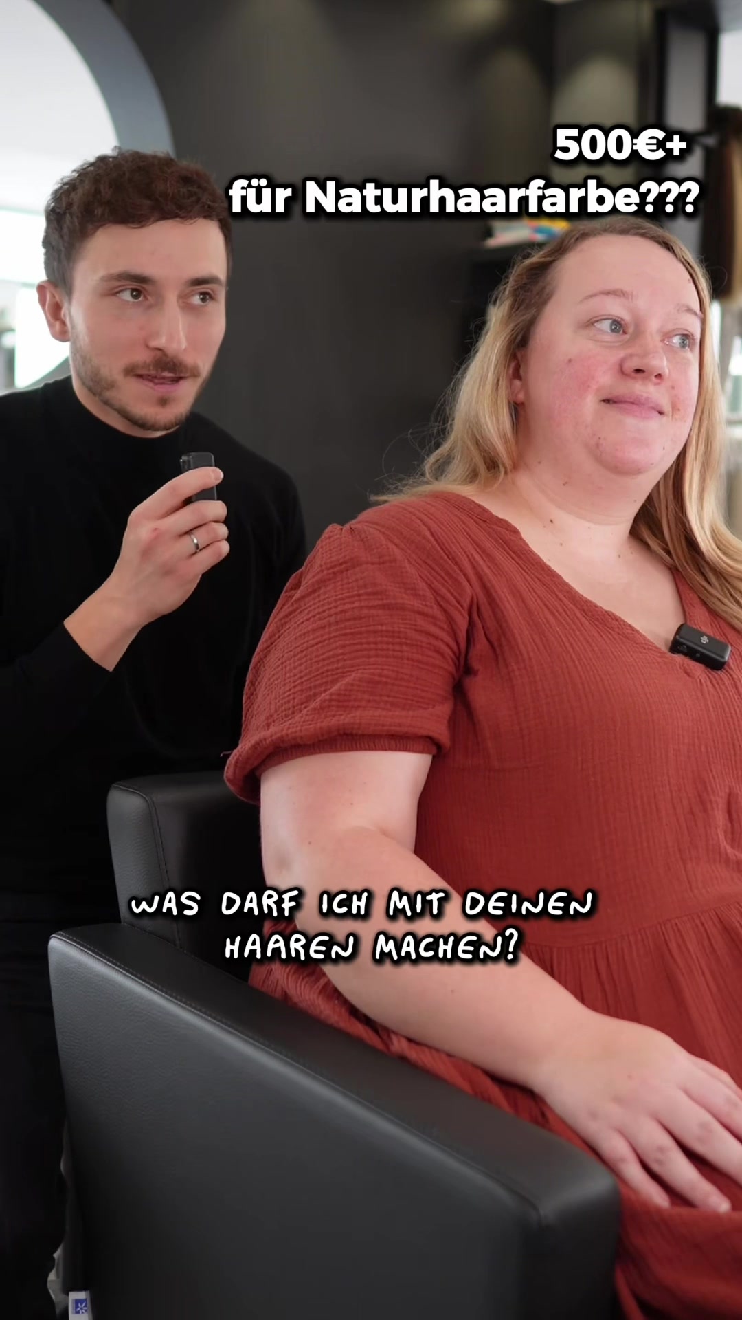 TikTok post by @cenkinz for Maria Nila. Caption reads: [...] ihrer Haare abgedunkelt mit @Maria Nila +....