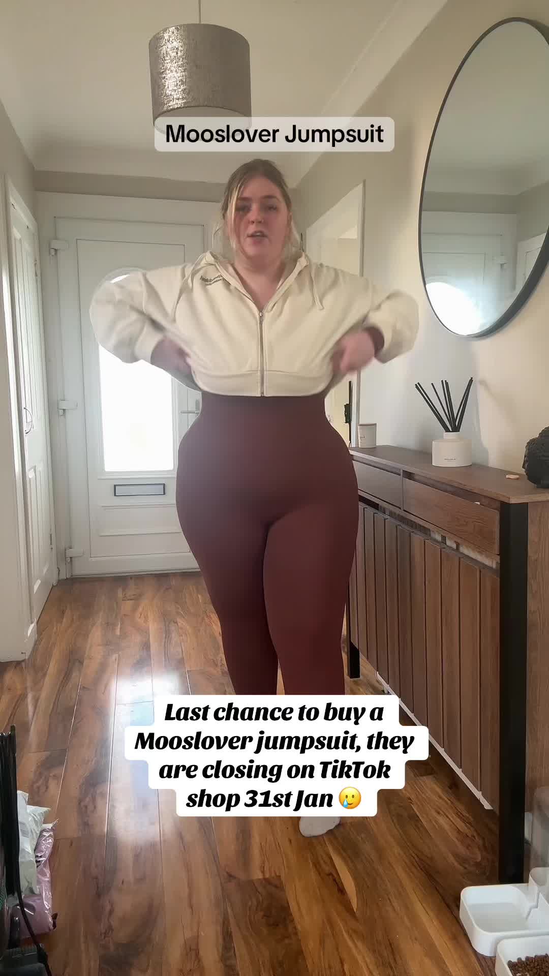 TikTok post by @stephhayward1 for MOOSLOVER. Caption reads: @mooslover_official only a month left to purchase....