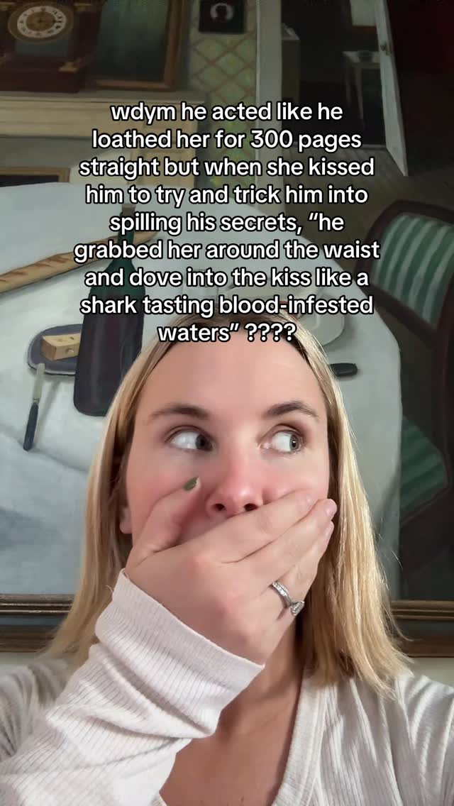 Instagram post by @emmanoyesmaybe for Wednesday Books. Caption reads: HELLO??? 

Book is Soul of Shadow, which is....