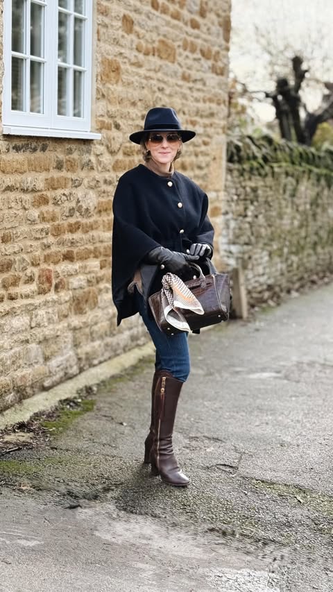 Instagram post by @rutlandgirlfashionstyle for FAIRFAX & FAVOR. Caption reads: The weather is stormy but the stay is....