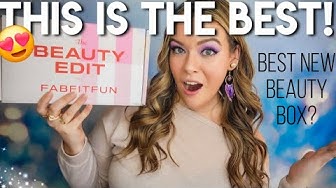 YouTube post by @SubscriptionSisters for FabFitFun. Caption reads: FabFitFun Beauty Edit January 2026 | BEST NEW....