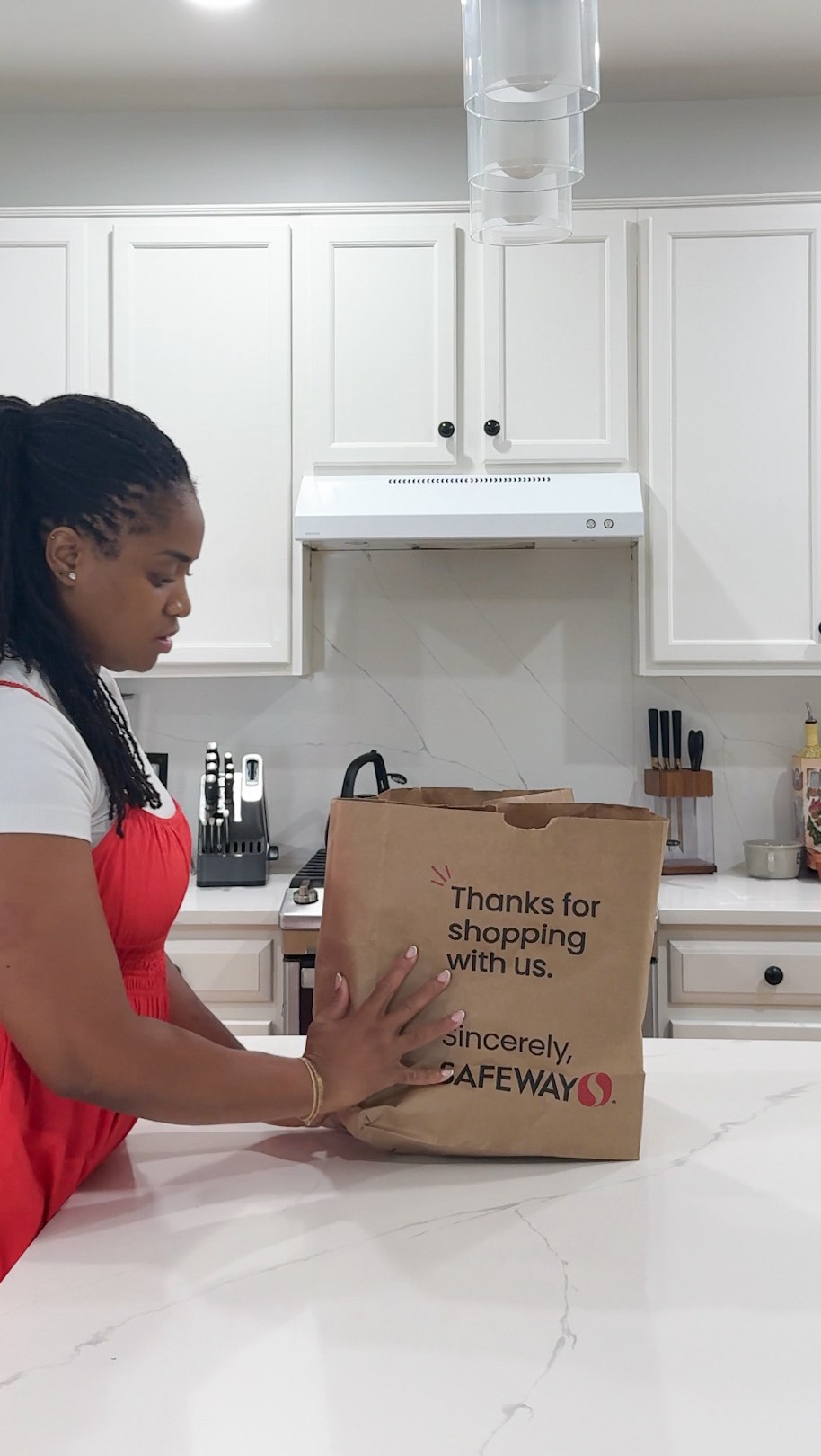 Instagram post by @u_madson for Safeway. Caption reads: What I bought vs what I made this week. Simple....