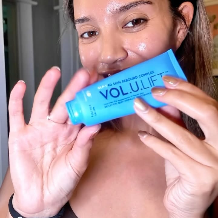 Instagram post by @bossfidence for IMAGE Skincare. Caption reads: Losing weight on GLP-1? Don’t let your skin spill....