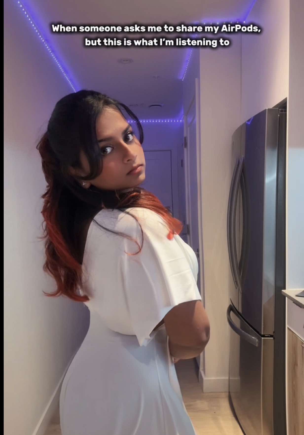 TikTok post by @tripti9502 for InfinityDress. Caption reads: ✨NFAK✨ Dress@InfinityDress.com  Jewellery: @SHEIN....