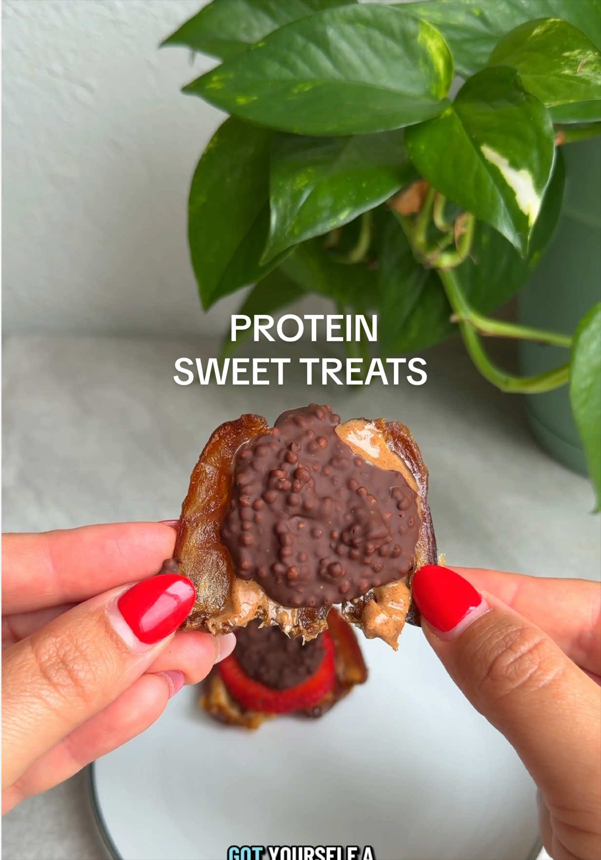 TikTok post by @jasminegonzaalez for Hormbles. Caption reads: [...] #protein #recipes #tiktokshop @Hormbles....