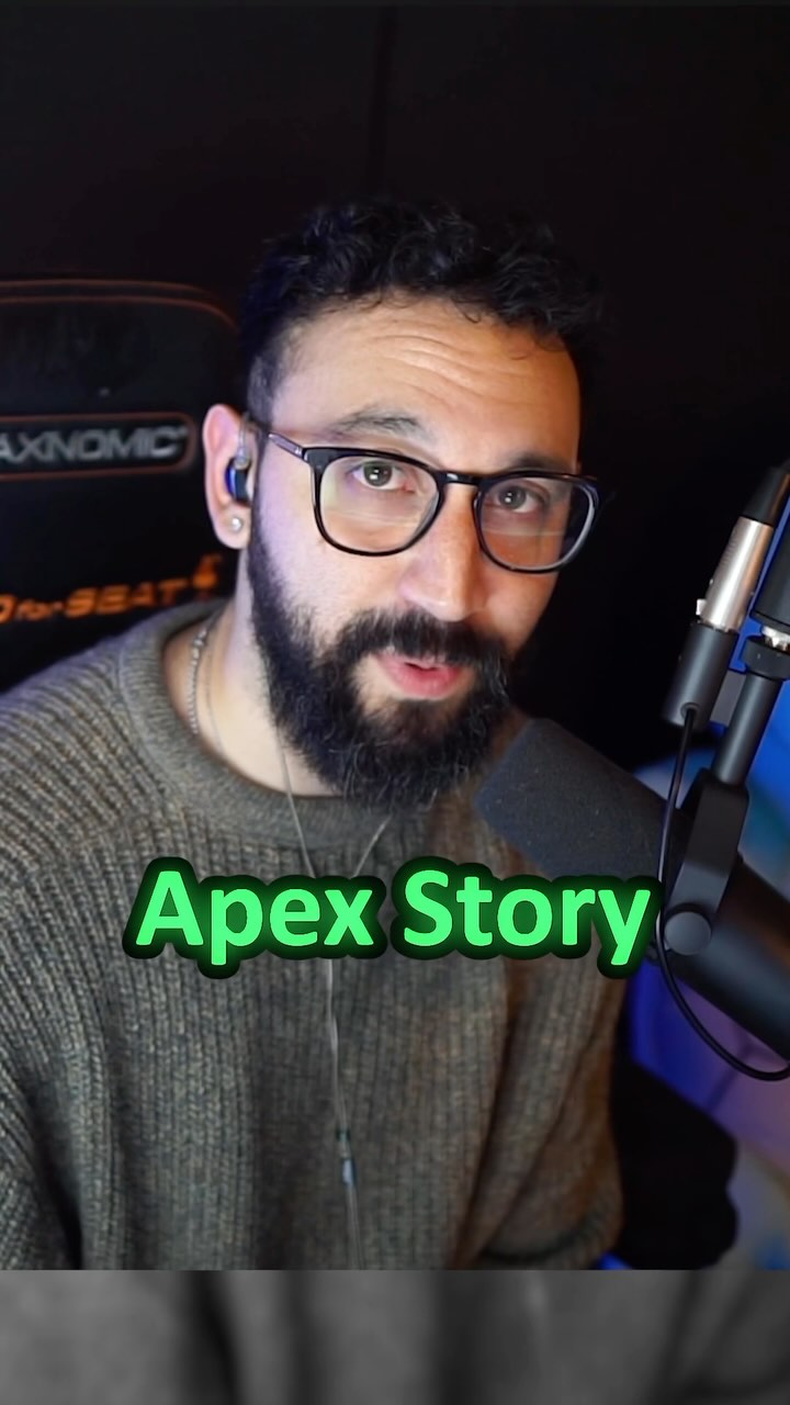 Instagram post by @noko_tv for Apex Legends. Caption reads: This is my Apex story: 3minutes of a short brief....