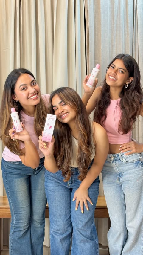 Instagram post by @the_shuklasisters for Lactacyd. Caption reads: [...] that make a big difference. 💖 @lactacyd.in....