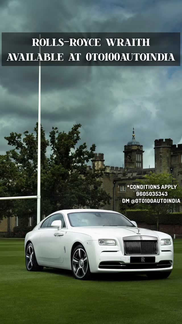 Instagram post by @0to100autoindia for Rolls-Royce Motor Cars. Caption reads: V12 performance wrapped in royalty. 🚀

2018....