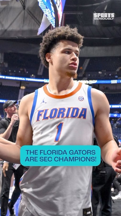 Instagram post by @regionsbank for USA TODAY. Caption reads: The Florida Gators are kings of the SEC after....