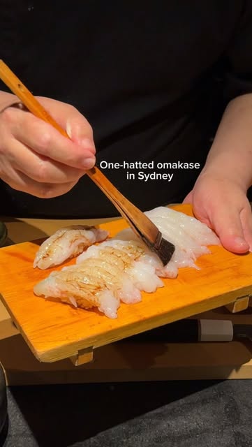 Instagram post by @kuon.omakase for FCBA Community. Caption reads: a QUALITY omakase - the attention to detail and....