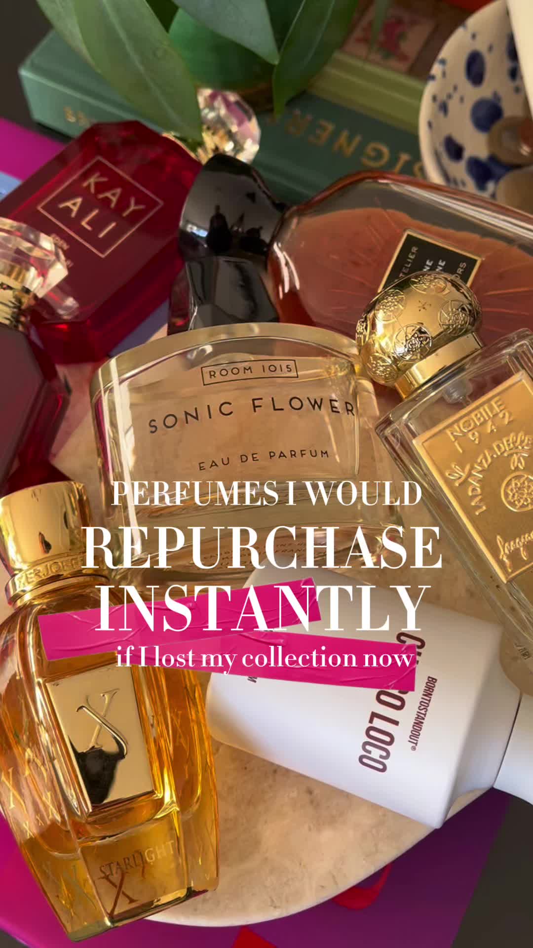 TikTok post by @scentedmind for Atelier Des Ors. Caption reads: No thoughts, just add to cart 🛒🤸😅 because fall....