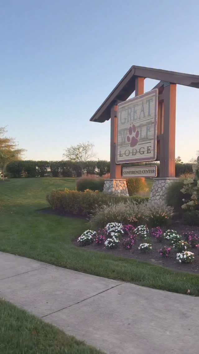 Instagram post by @dunnfamilyfun for Great Wolf Lodge. Caption reads: Had a “fang-tastic” time with my little wolves at....