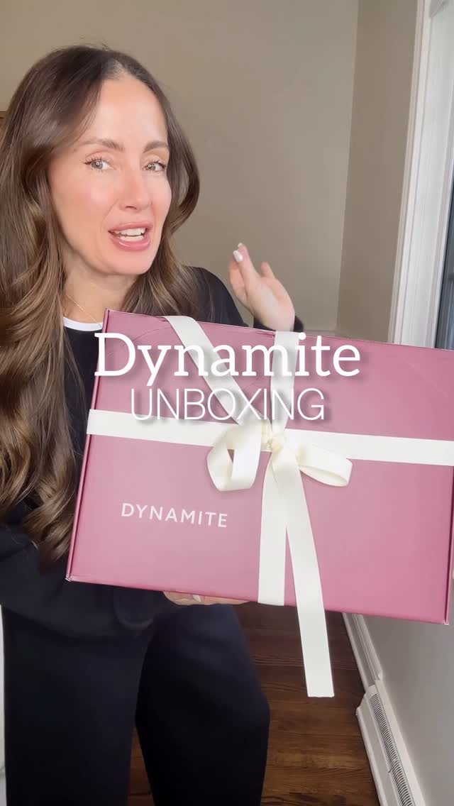 Instagram post by @lina.saoumaa for Dynamite Clothing. Caption reads: @dynamiteclothing you really know how to win a....