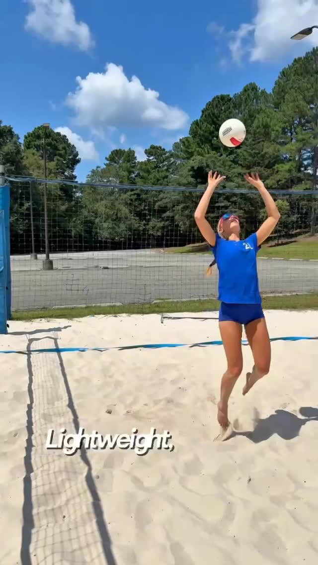 Instagram post by @charlotteglassvolleyball for Goodr. Caption reads: Never let the sun win. @goodr sunglasses are the....