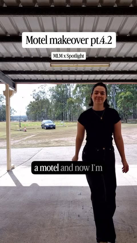 Instagram post by @mylittlemotel for Spotlight. Caption reads: [...] blind, and rod set choices from....