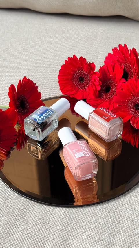 Instagram post by @im_amberjade for essie. Caption reads: [...] you will save! You can shop all these @essie....