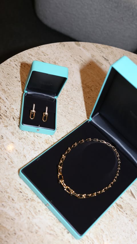 Instagram post by @alexisforeman for Tiffany & Co.. Caption reads: An unforgettable time with my son Frank, selecting....