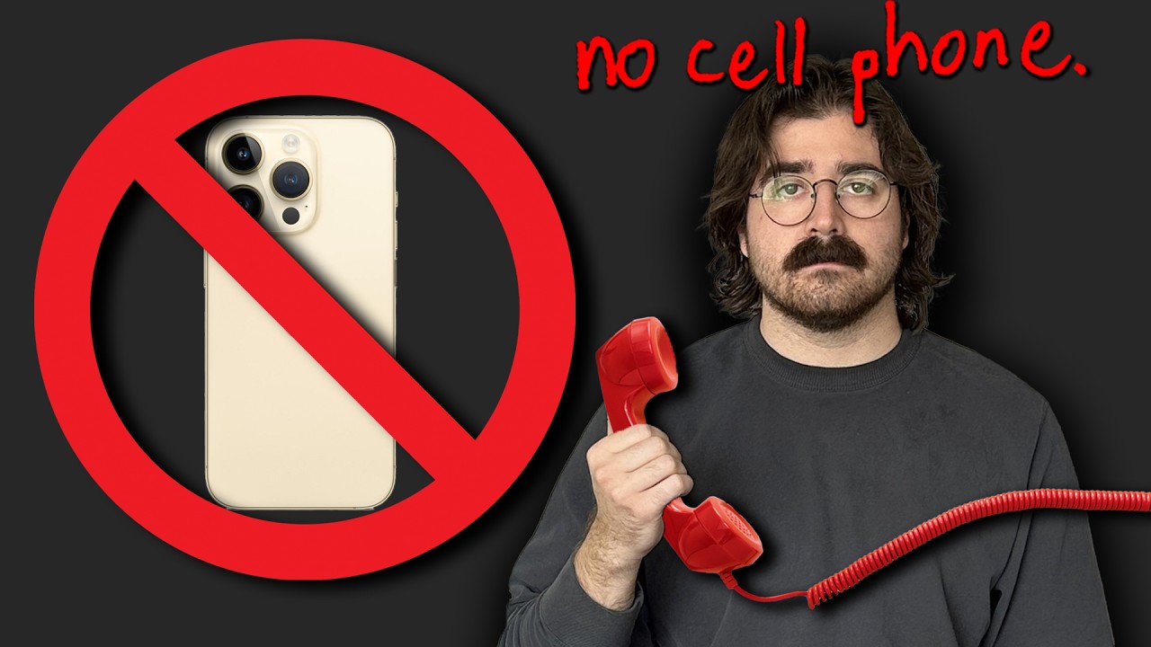 YouTube post by @EddyBurback for SOFI. Caption reads: I hate my phone so I got rid of it.