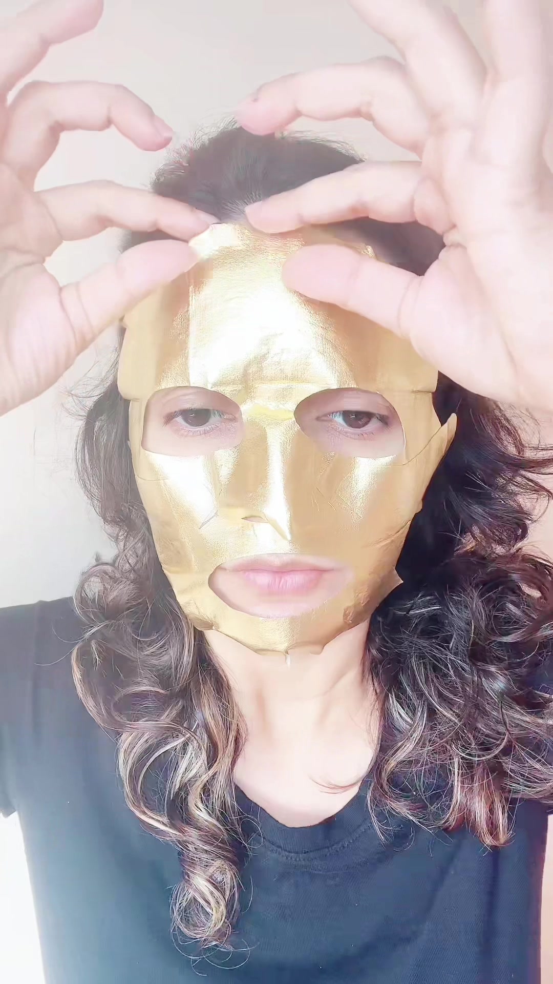 TikTok post by @manisagyawali7 for Cocomint Beauty. Caption reads: cocomintbeauty - The Korean Foil Mask | INSULATING....