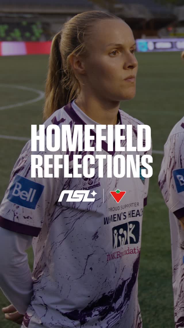 Instagram post by @northernsuperleague for Canadian Tire. Caption reads: [...] Home Field Reflections, presented by....