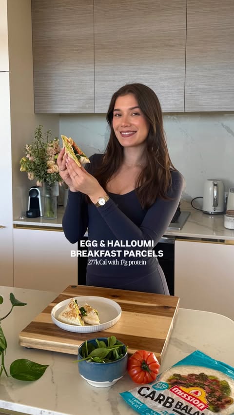 Instagram post by @intuitionnutrition_ for Mission Foods. Caption reads: [...] and balanced breakfast. Using....