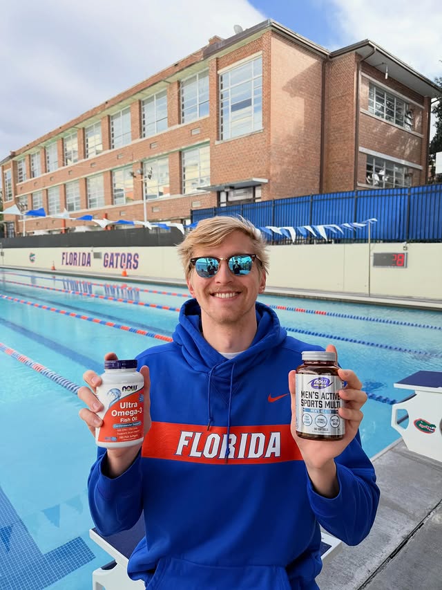 Instagram post by @kieransmith for NOW Foods. Caption reads: [...] from diet alone*. Use code KIERAN at....